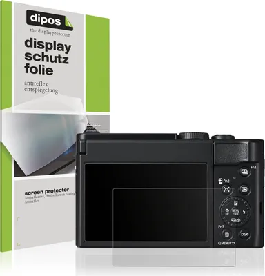 Produktbild von 4x Schutzfolie für Panasonic Lumix DC-TZ99E matt Displayschutzfolie Folie Display Schutz dipos