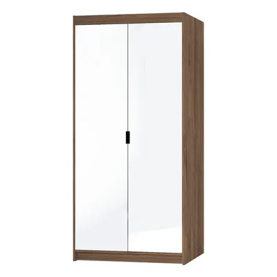 Produktbild von AX LIVING Schrank Spiegel Eiche Lefkas Kleiderschrank Storicos 2T 89,7