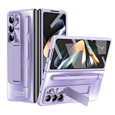 Produktbild von Für Samsung Galaxy Z Fold5 5G Schutzhülle mit Stand- Stifthalterung und Stift