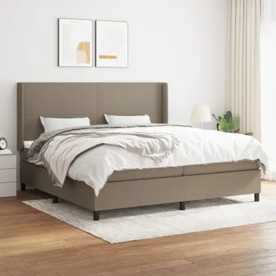 Produktbild von Maison Exclusive - Boxspringbett mit Matratze Taupe 200x200 cm Stoff