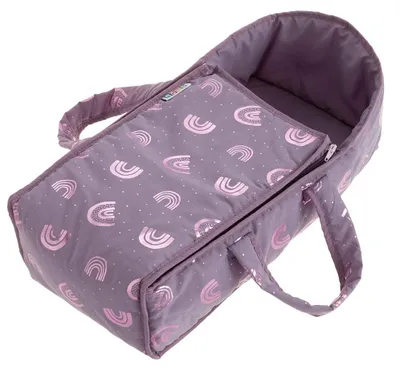 Productafbeelding van Popdrager met Regenboog Print voor Baby Poppen