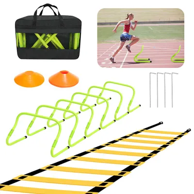 Obrázok produktu pre Vigevee Koordinačné kužele pre futbal a agility tréning, 42 cm, sada pre trénerov a prekážky
