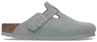 Produktbild von Clogs Birkenstock Zuecos Birkenstock Boston Suede Leather Ancho Estrecho azul marrón für Damen
