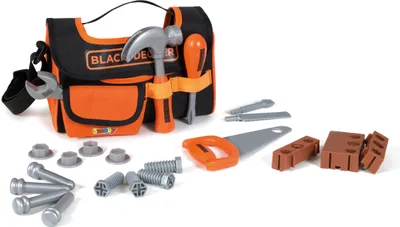 Produktbild von Smoby 3032163601425, Kinder-Bastelkit, Schraubendreher, Saw, Hammer, Schrauben, Junge, Kinder, Schwarz, Grau, Gelb, Kunststoff
