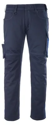 Produktbild von Hose mit Schenkeltaschen MASCOT® Dortmund Schwarzblau/Kornblau, Gr. 90 C46 MASCOT 12079-203-01011