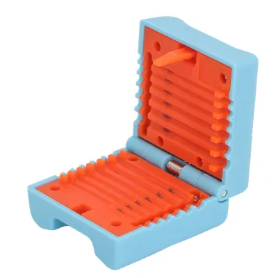Image de Outil à fente pour câbles – Coupe-câbles à fibre optique pour tampons libres, 1,2-3,3 mm, avec 12 lames remplaçables pour câbles Mid Span