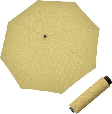 Obrázek produktu pro Doppler Fiber Fun Calm yellow - dámský/dětský skládací deštník