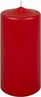 Produktbild von Premium Stumpenkerzen Rot 200 x 100 mm, 1 Stück