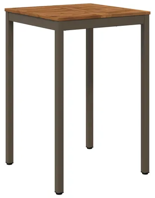 Produktbild von Gartenbar-Tisch Natur und Kaffee 70 x 68,5 x 105 cm