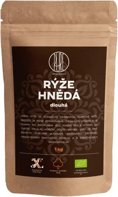 Obrázek produktu pro Rýže, hnědá, dlouhá 1kg