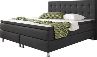 Produktbild von Inter Handels Boxspringbett Köln, 180x200, Anthrazit