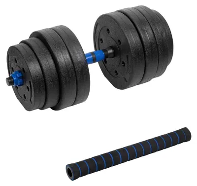 Image de Haltère bitumineux réglable Rebel ACTIVE avec raccord, 1 x 20 kg