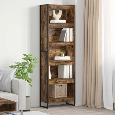 Immagine prodotto di Maison Exclusive - Libreria, 60 x 30 x 189,5 cm, realizzata in materiale composito di legno, finitura "arbuto"