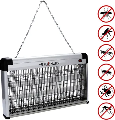 Obrázok produktu pre Wolketon 40W UV svetlo Zabíjač hmyzu Elektrická lampa na hmyz Kuchynský zabijak komárov Záhradná lampa na komáre Bez chemikálií Pasca na komáre Kancelária