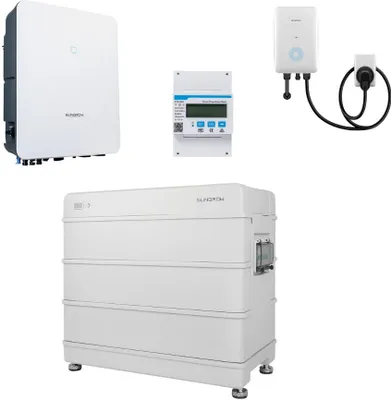 Produktbild von Sungrow Aktionspaket Wechselrichter 5kW Batteriespeicher Smartmeter Ladestation : 0% nach §12 Abs. 3 UstG*
