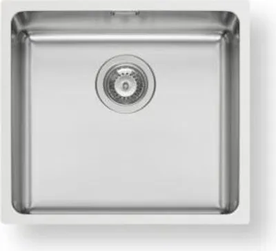 Produktbild von PYRAMIS 101046201, Unterbauspüle, Rechteckig, Edelstahl, Edelstahl, 1 Becken, Rechteckig