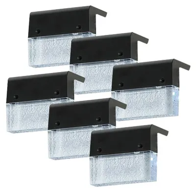 Immagine prodotto di IMMAX DECK illuminazione solare a LED per esterni, con sensore di luce, RGB, 1W, IP65, 6 pezzi