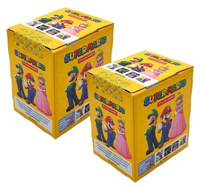 Image de Panini Super Mario - Its-A Me, Mario (2025) - Autocollants à collectionner - 2 présentoirs (72 sachets)