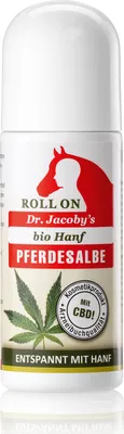 Produktbild von Dr. Jacoby's Pferdesalbe Hanf Roll-On 75 ml
