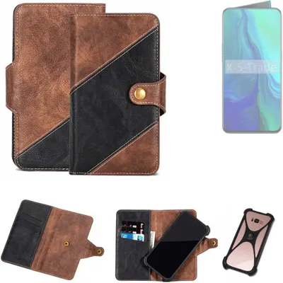 Produktbild von K-S-Trade Handyhülle Schutzhülle Bookstyle Case kompatibel mit Oppo Reno Klapphülle Cover Hülle Schutztasche 1x