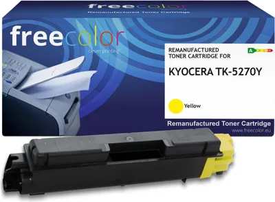 Produktbild von Freecolor Toner Kyocera TK-5270Y yellow 6000 Seiten remanufactured