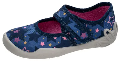 Produktbild von Fischer Markenschuh Kinder-Klett-Hausschuh