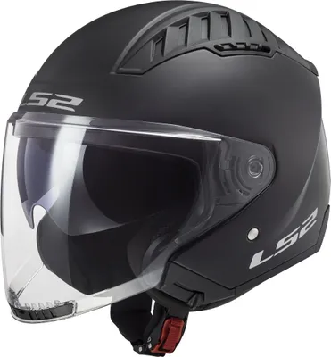 Image de Casque jet LS2 OF600 Copter couleur : noir mat, taille : XL (61/62)