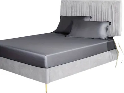 Produktbild von Hodvábne prestieradlo | SILKYFIT Dark Grey 180 x 200