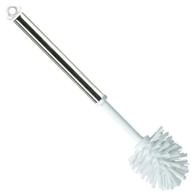 Produktbild von WC-RUNDBÜRSTE,PP WEISS,ø77MM VERCHROMTER METALLGRIFF | Bürste (1 Stück)