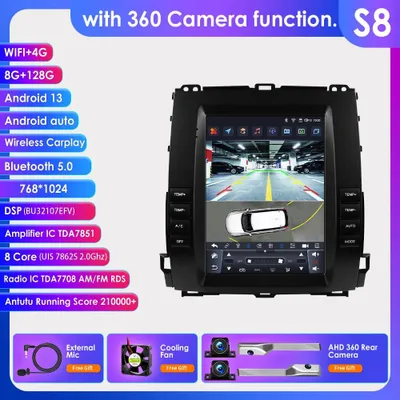Image de Autoradio - Système multimédia - CarPlay - Android Auto - Format 2-DIN - Écran tactile de 9,7 pouces - Android 13