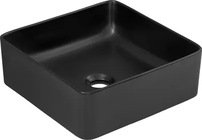 Zdjęcie produktu dla Umywalka Czarny blat Umywalka nablatowa Umywalka ceramiczna