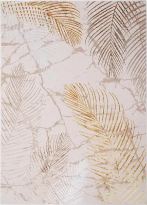 Produktbild von Tapiso Teppich Crystal Modern Braun Beige Gold Wohnzimmer 180 x 250 cm