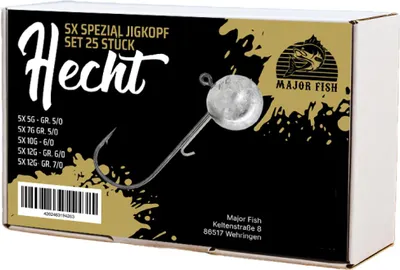 Produktbild von Jigköpfe Set Hecht 25 Stück SX Spezial Baitholder Jigheads