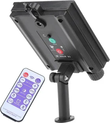 Image de Lampe de plage LED solaire avec télécommande - Résistante aux intempéries - Lampe de plage LED à énergie solaire - Intensité lumineuse réglable