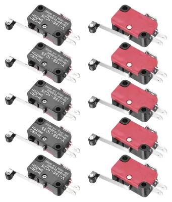 10x Microschalter V-156-1C25, 1NO+1NC, 15A 125/250VAC