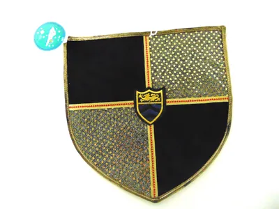 Produktbild von Ritterschild schwarz/gold