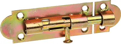 Produktbild von ALBERTS Grendelriegel, mit Knopf, ohne Feder, mit Schlaufe, disp., LxB75x28mm