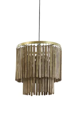 Zdjęcie produktu dla Light & Living - lampa wisząca - Gularo - brąz - metal - Ø 45cm - E27 - 2950464