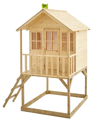Produktbild von TP Toys Holz Stelzenhaus Wald Spielhaus Natur 137x167x230 cm
