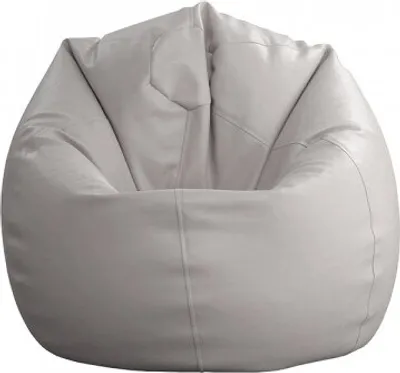 Produktbild von Sitzsack SOFTY, PolyurethanKunstleder, weiß, 60x105 cm