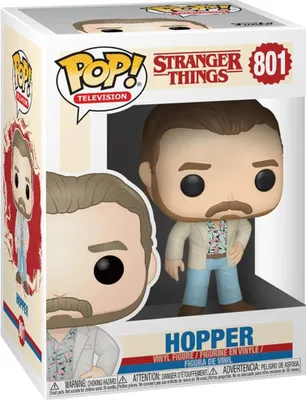 Produktbild von Stranger Things - Hopper 801 - Funko Pop! - Vinyl Figur