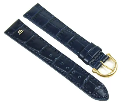 Produktbild von Maurice Lacroix Ersatzband | Kalbsleder-Louisiana-Optik, blau 21070G, Stegbreite:19mm