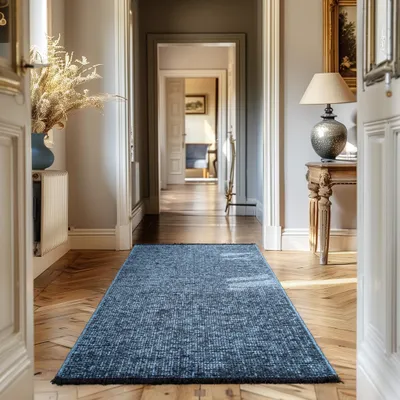 Obrázok produktu pre Carpetsale24 Bavlnený koberec Chenille, prateľný, v štýle boho, protišmykový, mäkký koberec do obývačky a spálne, rozmery: 80 x 150 cm