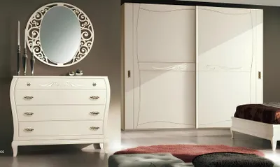 Produktbild von Kommode Spiegel Kommoden Schrank Regal Konsole Möbel Holzschrank Italy Set 2tlg.
