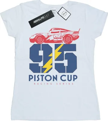 Obrázok produktu pre Disney - Dámske tričko "Cars Piston Cup 95" BI13571 (XL) (White)