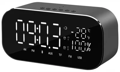 Obrázek produktu pro Akai ABTS-S2BK, Hodiny, Digitální, FM, 6 W, 100 - 18000 Hz, 70 dB
