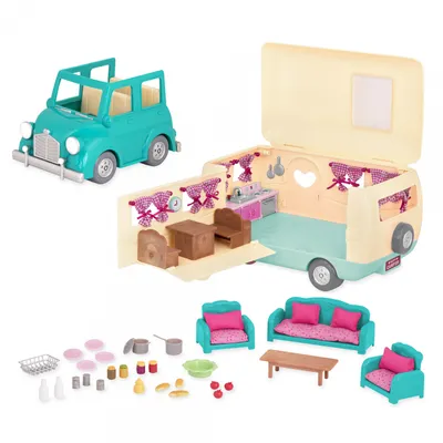 Obrázok produktu pre Li'l Woodzeez - Wohnwagen blau