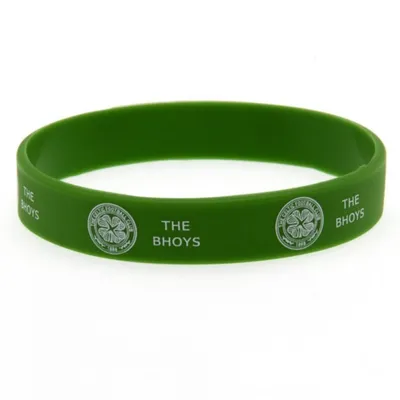Produktbild von Celtic FC offizielles Silikon-Armband TA1282 (Einheitsgröße) (Grün)