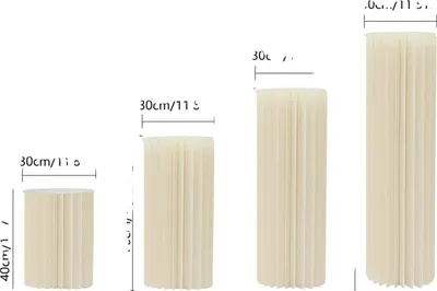 Produktbild von Blumenständer, Kartonmaterial, Freistehendes Design, WEISS, 36inch