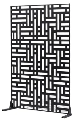Immagine prodotto di Schermo pieghevole VEVOR, 120x50,8x193 cm, schermo privacy per esterni, divisorio indipendente con supporto, nero